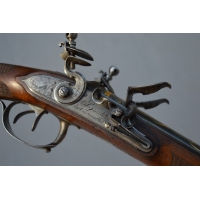 Catalogue Magasin FUSIL DE CHASSE DOUBLE A SILEX  BOUTET A VERSAILLES  MONTURE EN ARGENT 1798 - 1809 - FRANCE Consulat - Premier