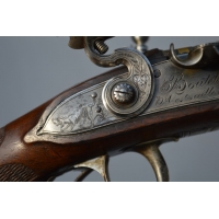 Catalogue Magasin FUSIL DE CHASSE DOUBLE A SILEX  BOUTET A VERSAILLES  MONTURE EN ARGENT 1798 - 1809 - FRANCE Consulat - Premier