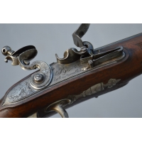 Catalogue Magasin FUSIL DE CHASSE DOUBLE A SILEX  BOUTET A VERSAILLES  MONTURE EN ARGENT 1798 - 1809 - FRANCE Consulat - Premier