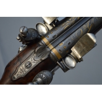 Catalogue Magasin FUSIL DE CHASSE DOUBLE A SILEX  BOUTET A VERSAILLES  MONTURE EN ARGENT 1798 - 1809 - FRANCE Consulat - Premier