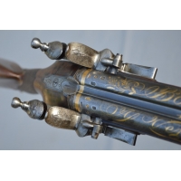 Catalogue Magasin FUSIL DE CHASSE DOUBLE A SILEX  BOUTET A VERSAILLES  MONTURE EN ARGENT 1798 - 1809 - FRANCE Consulat - Premier