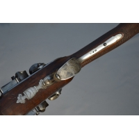 Catalogue Magasin FUSIL DE CHASSE DOUBLE A SILEX  BOUTET A VERSAILLES  MONTURE EN ARGENT 1798 - 1809 - FRANCE Consulat - Premier