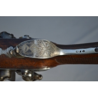 Catalogue Magasin FUSIL DE CHASSE DOUBLE A SILEX  BOUTET A VERSAILLES  MONTURE EN ARGENT 1798 - 1809 - FRANCE Consulat - Premier