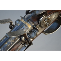 Catalogue Magasin FUSIL DE CHASSE DOUBLE A SILEX  BOUTET A VERSAILLES  MONTURE EN ARGENT 1798 - 1809 - FRANCE Consulat - Premier