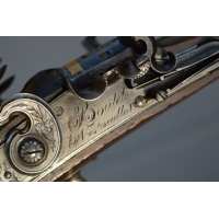 Catalogue Magasin FUSIL DE CHASSE DOUBLE A SILEX  BOUTET A VERSAILLES  MONTURE EN ARGENT 1798 - 1809 - FRANCE Consulat - Premier