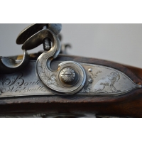 Catalogue Magasin FUSIL DE CHASSE DOUBLE A SILEX  BOUTET A VERSAILLES  MONTURE EN ARGENT 1798 - 1809 - FRANCE Consulat - Premier