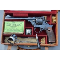 Catalogue Magasin WEBLEY FOSBERY Semi Auto REVOLVER Modèle 1903 TARGET en VALISE CUIR & Accessoires  Calibre 455 - GB début 20è 
