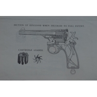 Catalogue Magasin WEBLEY FOSBERY Semi Auto REVOLVER Modèle 1903 TARGET en VALISE CUIR & Accessoires  Calibre 455 - GB début 20è 