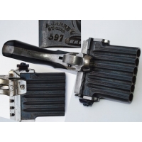 PISTOLET A REPITITION JARRE 6 CANONS DIT HARMONICA Cal 8mm Broche - FR XIXè 