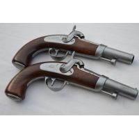 Armes de Poing PAIRE DE PISTOLETS OFFICIER  GENDARMERIE  Modèle 1836 - France Louis Philippe {PRODUCT_REFERENCE} - 1