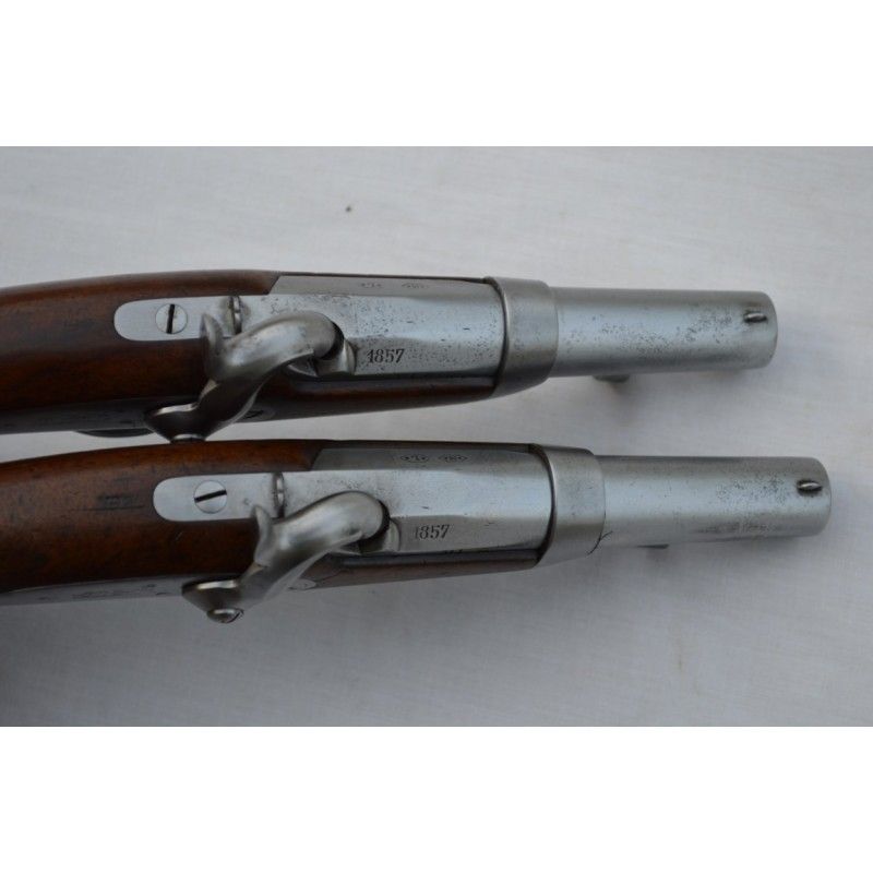 Armes de Poing PAIRE DE PISTOLETS OFFICIER  GENDARMERIE  Modèle 1836 - France Louis Philippe {PRODUCT_REFERENCE} - 7