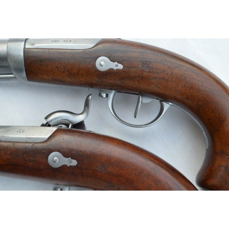 Armes de Poing PAIRE DE PISTOLETS OFFICIER  GENDARMERIE  Modèle 1836 - France Louis Philippe {PRODUCT_REFERENCE} - 14
