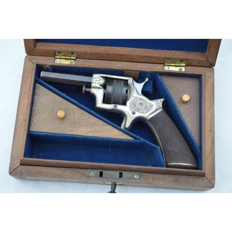 REVOLVER TRANTER Cal 22 court - GB XIXè REVOLVER TRANTER Cal 22 court - GB XIXè