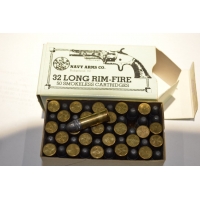 Cartouches anciennes de collection XIXÈ  Boite COLLECTION de 50 Munitions 32 RF longue Annulaire / Rim Fire - Cartouche 32RF {PR