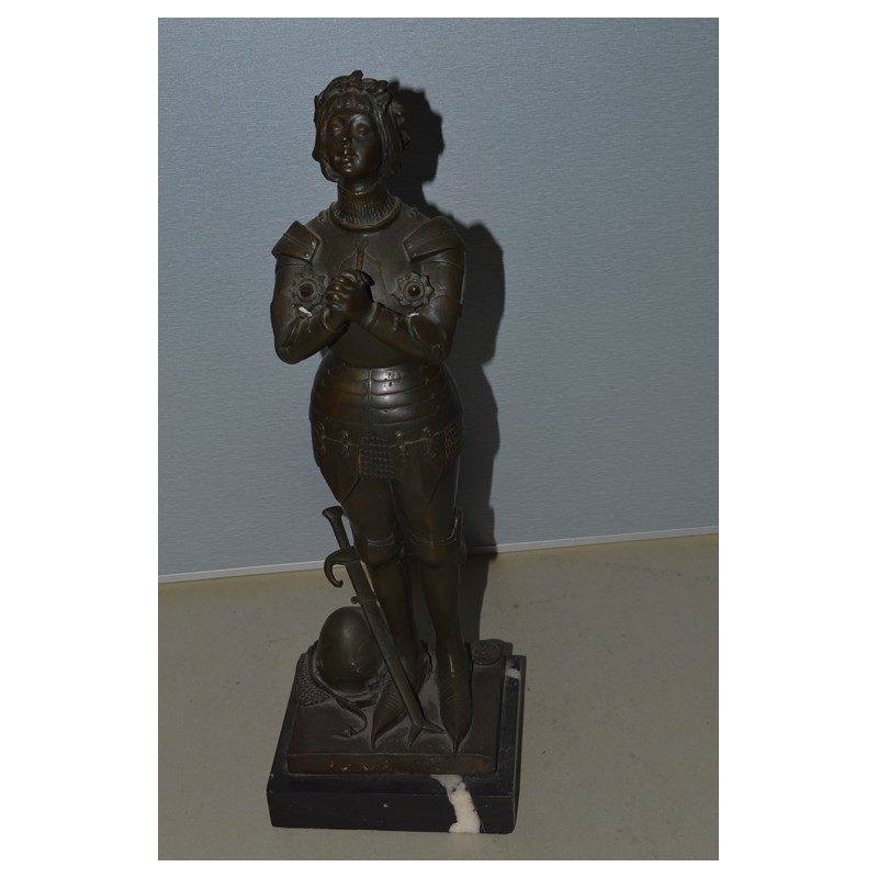 Divers BRONZE Jeanne D'Arc signé NOEE {PRODUCT_REFERENCE} - 2