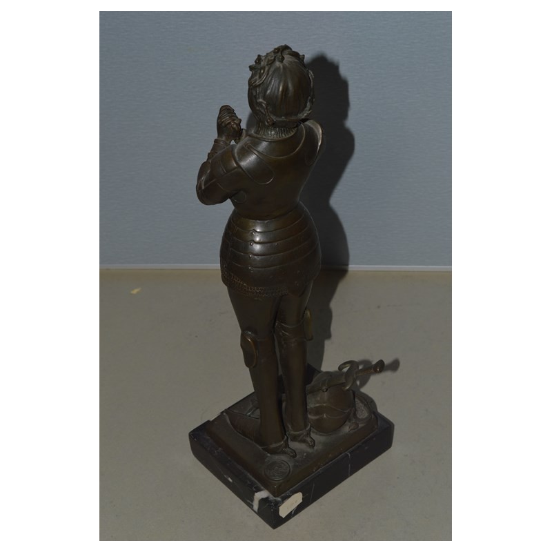 Divers BRONZE Jeanne D'Arc signé NOEE {PRODUCT_REFERENCE} - 6