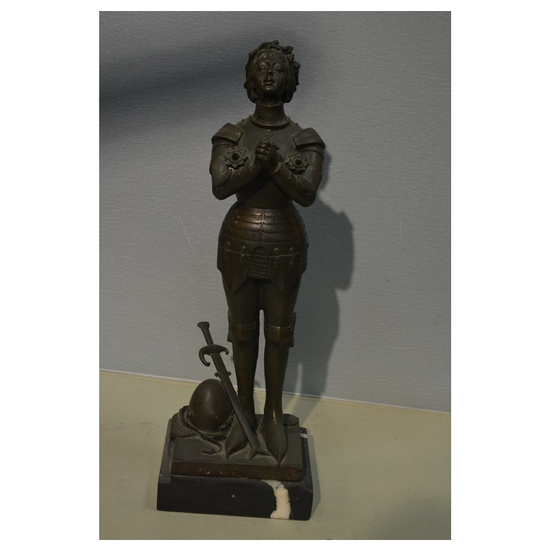 Divers BRONZE Jeanne D'Arc signé NOEE {PRODUCT_REFERENCE} - 8