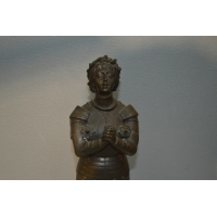 ANTIQUITES BRONZE Jeanne D'Arc signé NOEE {PRODUCT_REFERENCE} - 9