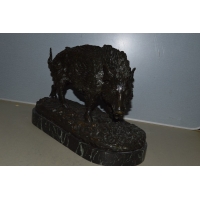 Divers BRONZE ANIMALIER SANGLIER PAR FRATIN - France XIXe {PRODUCT_REFERENCE} - 2