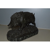 ANTIQUITES BRONZE ANIMALIER SANGLIER PAR FRATIN - France XIXe {PRODUCT_REFERENCE} - 3