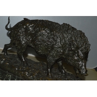 Divers BRONZE ANIMALIER SANGLIER PAR FRATIN - France XIXe {PRODUCT_REFERENCE} - 8