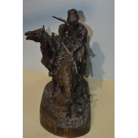 Divers BRONZE RUSSE COSAQUE APRES DE COMBAT Evgeni Alexandrovich LANCERAY (1848-1886) par CHOPIN - France XIXè {PRODUCT_REFERENC