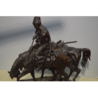 Divers BRONZE RUSSE COSAQUE APRES DE COMBAT Evgeni Alexandrovich LANCERAY (1848-1886) par CHOPIN - France XIXè {PRODUCT_REFERENC