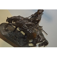 Divers BRONZE RUSSE COSAQUE APRES DE COMBAT Evgeni Alexandrovich LANCERAY (1848-1886) par CHOPIN - France XIXè {PRODUCT_REFERENC