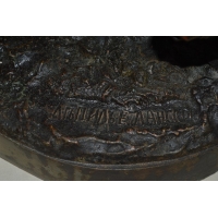 Divers BRONZE RUSSE COSAQUE APRES DE COMBAT Evgeni Alexandrovich LANCERAY (1848-1886) par CHOPIN - France XIXè {PRODUCT_REFERENC