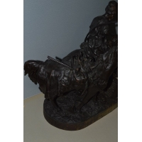 Divers BRONZE RUSSE COSAQUE APRES DE COMBAT Evgeni Alexandrovich LANCERAY (1848-1886) par CHOPIN - France XIXè {PRODUCT_REFERENC