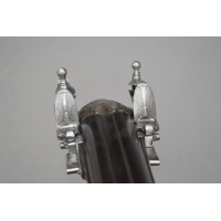 PAIRE PISTOLET SILEX DE VENNERIE FAIVRE A PONTARLIER Louis XV - France Ancienne Monarchie