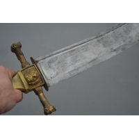 Armes Blanches IMPOSANT et LARGE SABRE DE SAPEURS DES REGIMENTS SUISSES  - France RESTAURATION 1815 - 1830 {PRODUCT_REFERENCE} -