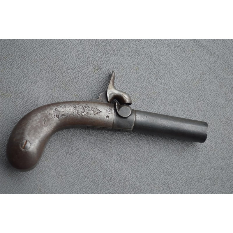 RARE PISTOLET DE BOTTE par VINCENT Breveté SGDG - FR XIXè RARE PISTOLET DE BOTTE par VINCENT Breveté SGDG - FR XIXè