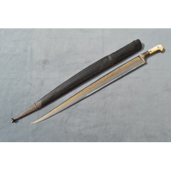 SABRE EPEE KHYBER KNIFE SALAWAR YATAGAN DAMAS WOOTZ PERSAN ISLAMIC SWORD - AFGHANISTAN XVIIIè