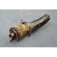 Divers POIRE A POUDRE MILITAIRE XVIIIè TROUPE A PIED 1730-1780 - France Ancienne Monarchie {PRODUCT_REFERENCE} - 1