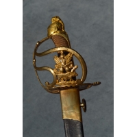 Armes Blanches SABRE OFFICIER INFANTERIE AU CHIEN et TROPHES - France Révolution {PRODUCT_REFERENCE} - 1