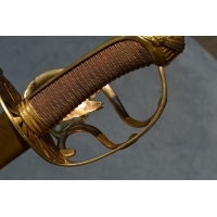 Armes Blanches SABRE OFFICIER INFANTERIE AU CHIEN et TROPHES - France Révolution {PRODUCT_REFERENCE} - 17