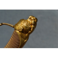 Armes Blanches SABRE OFFICIER INFANTERIE AU CHIEN et TROPHES - France Révolution {PRODUCT_REFERENCE} - 4