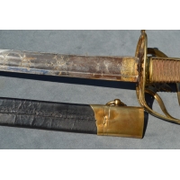 Armes Blanches SABRE OFFICIER INFANTERIE AU CHIEN et TROPHES - France Révolution {PRODUCT_REFERENCE} - 7