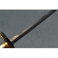 Armes Blanches SABRE OFFICIER INFANTERIE AU CHIEN et TROPHES - France Révolution {PRODUCT_REFERENCE} - 23