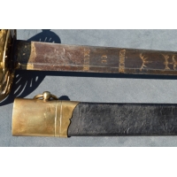 Armes Blanches SABRE OFFICIER INFANTERIE AU CHIEN et TROPHES - France Révolution {PRODUCT_REFERENCE} - 26