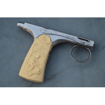 PISTOLET BRUN LATRIGE A SYSTEME Calibre 6mm - France XIXè