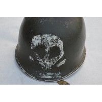 Archives  CASQUE US M1A1 3èDI Américaine Démineur Hiver 1944 Vosges {PRODUCT_REFERENCE} - 14