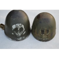 Archives  CASQUE US M1A1 3èDI Américaine Démineur Hiver 1944 Vosges {PRODUCT_REFERENCE} - 3