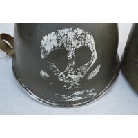 Archives  CASQUE US M1A1 3èDI Américaine Démineur Hiver 1944 Vosges {PRODUCT_REFERENCE} - 13