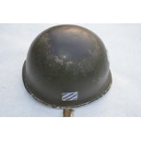 Archives  CASQUE US M1A1 3èDI Américaine Démineur Hiver 1944 Vosges {PRODUCT_REFERENCE} - 5