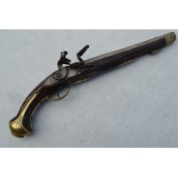Handguns PISTOLET DE CAVALERIE A SILEX REGLEMENAIRE Modèle 1733 FOURNIER CHARLEVILLE - France Ancienne Monarchie {PRODUCT_REFERE