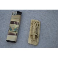Arts & Armes du Japon NETSUKE bouton KIMONO ou TABACCO PUCH SACHOCHE A TABAC JAPON XIXè {PRODUCT_REFERENCE} - 1