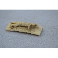 Arts & Armes du Japon NETSUKE bouton KIMONO ou TABACCO PUCH SACHOCHE A TABAC JAPON XIXè  - 4