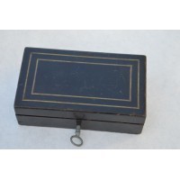 Armes de Poing COFFRET MINIATURE PAIRE PISTOLETS VOYAGE & ACCESSOIRES  - Belgique XIXè  - 6